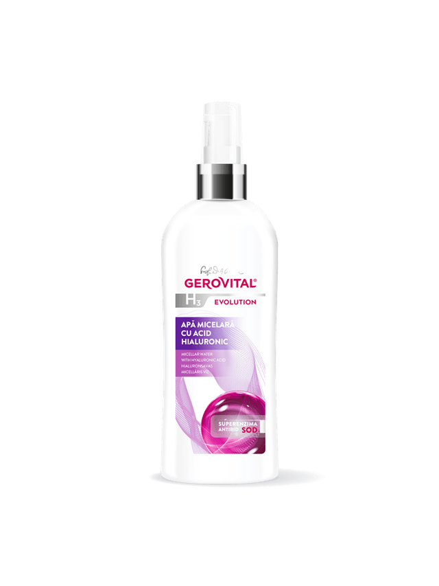 Gerovital Evolution - Micellair water met hyaluronzuur